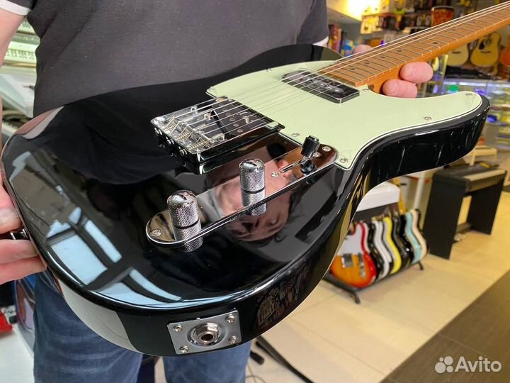 Sqoe SD130 BK электрогитара форма Telecaster