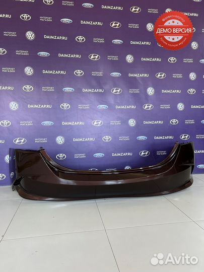 Бампер Задний Hyundai Solaris (2020) / коричневый