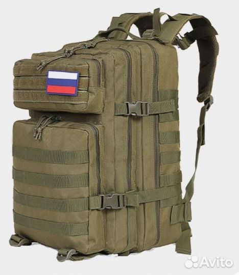 Рюкзак 30,50 литров Черн. Зелен. Камуфляж