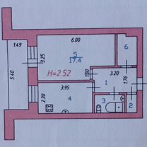 1-к. квартира, 38,4 м², 9/9 эт.