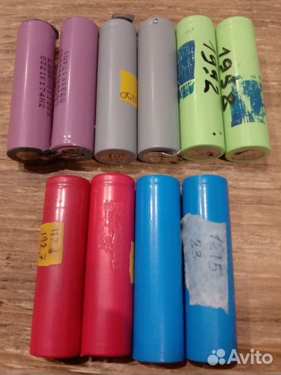 Аккумуляторы бу 18650 li-ion