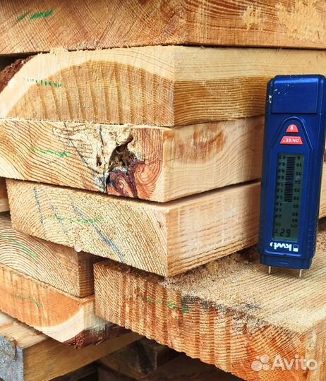 Доска сухая сосна строганная 45х90х6000мм