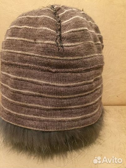 Шапка чернобурая лиса, чернобурка. Отрада