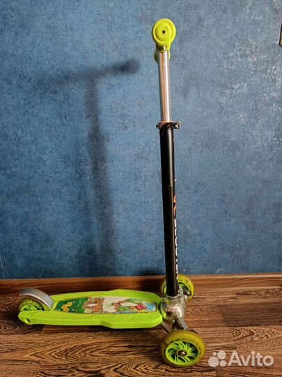Самокат детский трехколесный бу