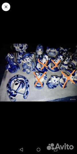 Гжель статуэтки СССР