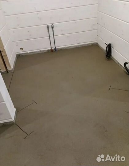 Полусухая стяжка пола