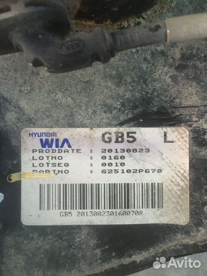 Передний левый поворотный кулак Кия Соренто 2 XM