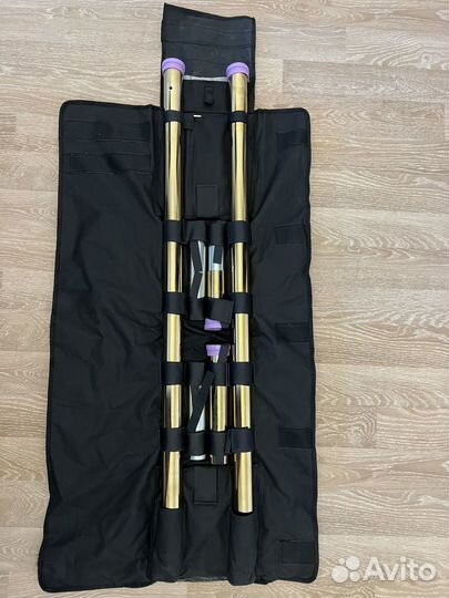 Пилон X-Pole XS045TG золотой сборный 45мм статика