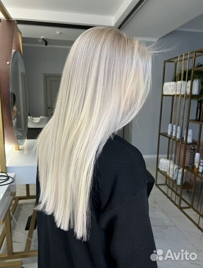 Окрашивание волос блонд