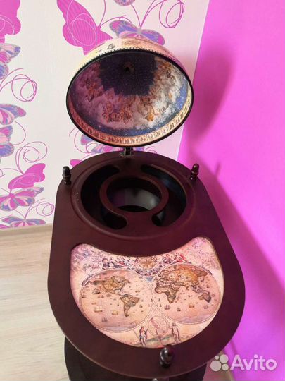 Мини бар глобус