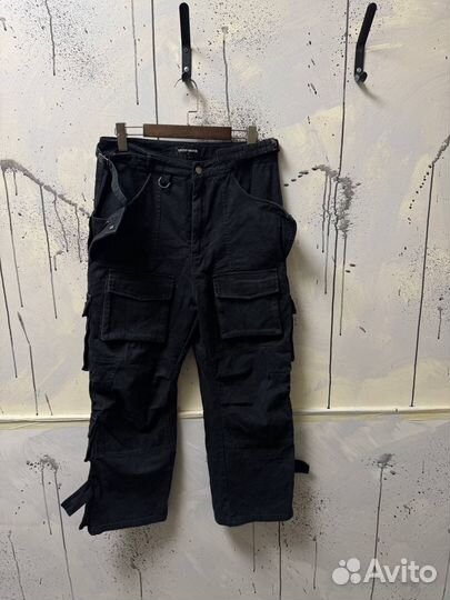 Штаны Group Marek Black Logo Cargo Оригинал