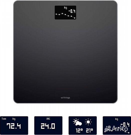 Весы электронные Withings Body Scale WBS06 черный