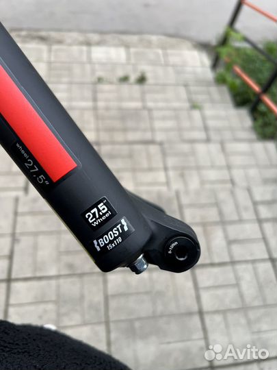 Вилка xcm 34 sr suntour boost 27,5