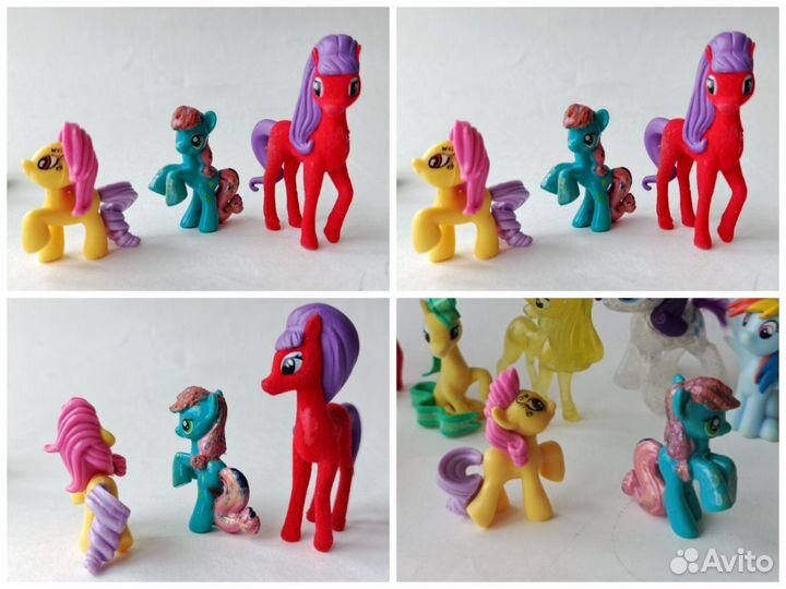 My little pony фигурки пакетом