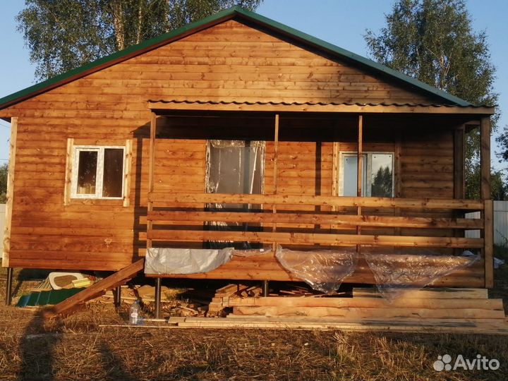 Дачный домик каркасный 8х8
