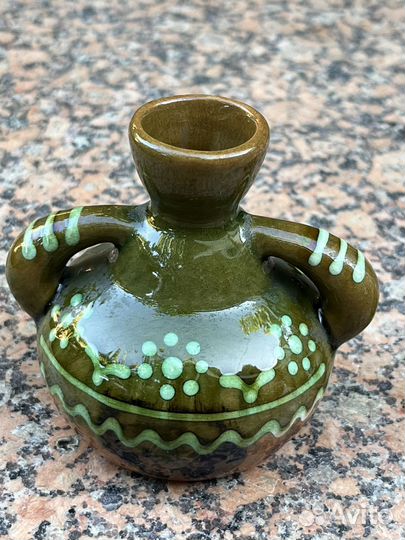 Миниатюрные глиняные сосуды кувшины раритет