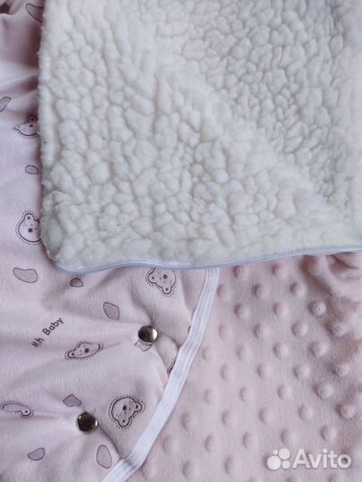 Конверт на выписку в коляску для девочки