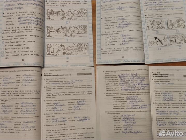 Голубь Русский язык Крылова Чтение