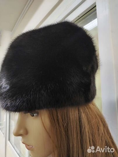 Шапка норковая женская