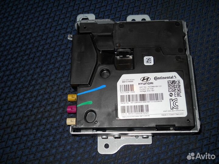 Хендай Солярис 17- Блок Глонасс