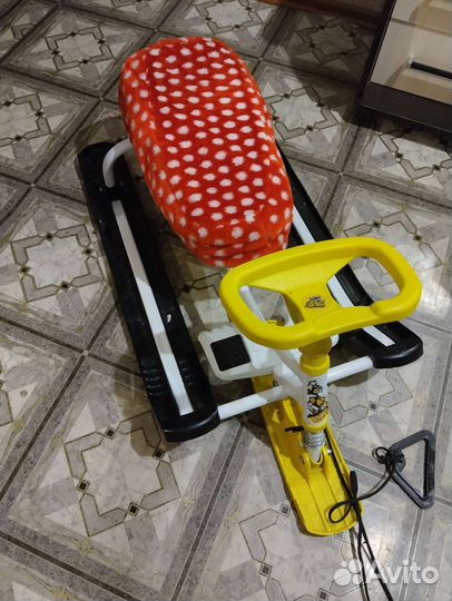 Детский снегокат бу