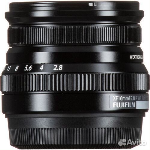 Объектив Fujifilm XF 16mm f/2.8 R WR X-Mount Black