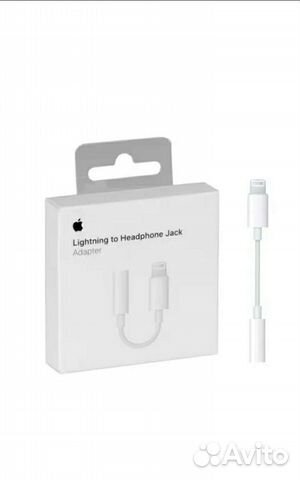 Переходник lightning 3.5 jack