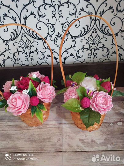 Букеты из мыла ручной работы