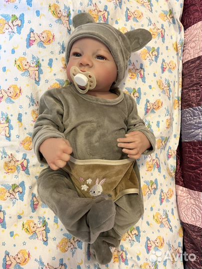 Кукла Реборн силиконовый мальчик