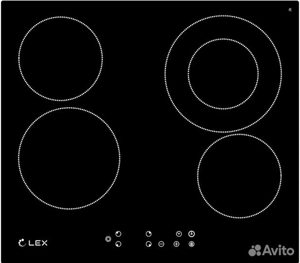 Электрическая варочная панель Lex EVH 641 BL Новая