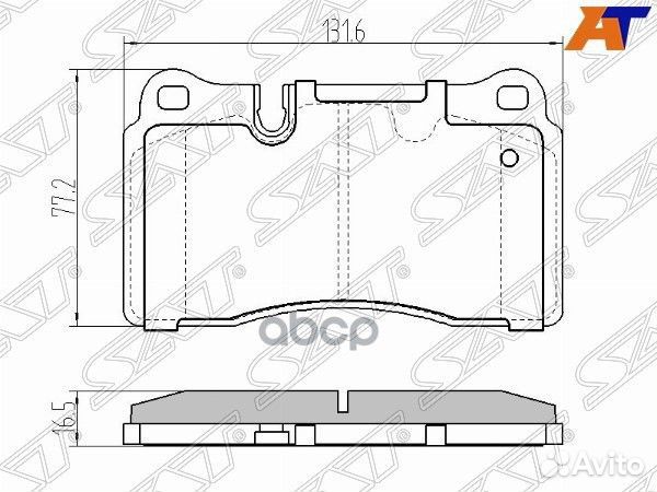 Колодки тормозные перед range rover 05-10/ rang