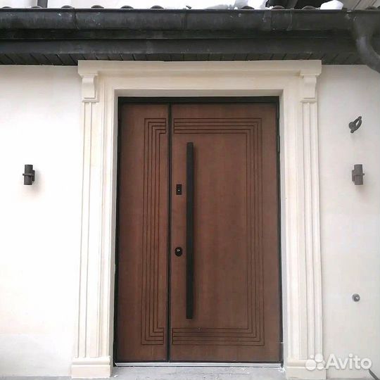 Входная дверь с монитором монтаж в подарок