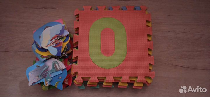 Коврик пазл и пазлы