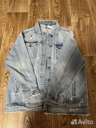 Джинсовая куртка zara M