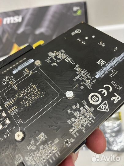 Видеокарта MSI GTX 1050ti 4gb полный комплект