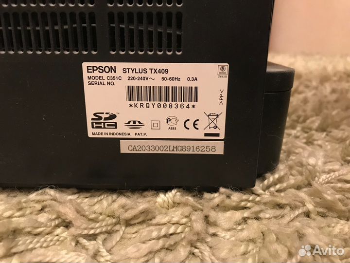 Продам сканер-принтер (мфу ) Epson Stylus TX409