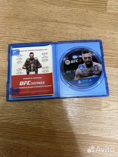 Диск на PS4 PS5 UFC3, в идеальном состоянии