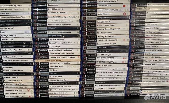 Игры для Sony PlayStation 2 в ассортименте