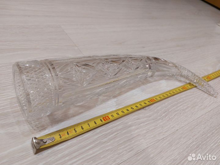 Хрустальный рог. 2 шт