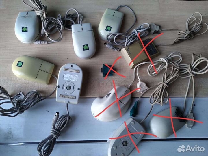 Ретро мышка Com и ps/2 с колёсиком