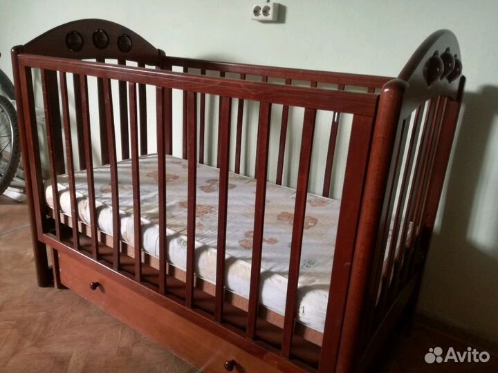 Кровать детская маятниковая Чистое Дерево