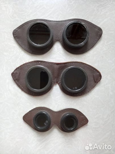 Защитные очки для кварцевых ламп. СССР