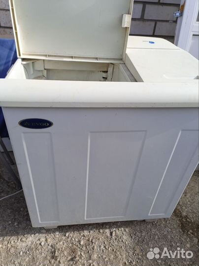 Стиральная машина с отжимом полуавтомат СССР