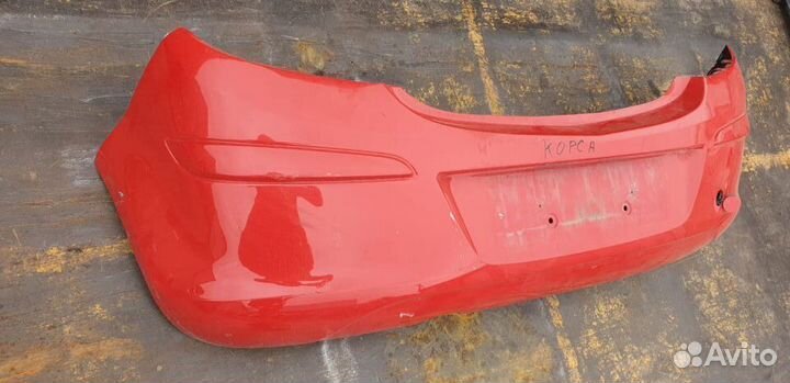 Бампер задний Опель Корса 2006-2011