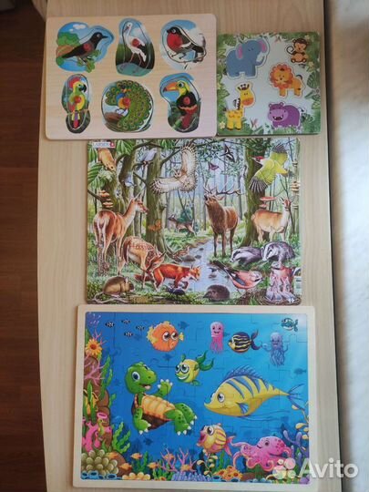 Деревянные пазлы