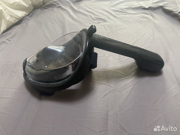 Маска для снорклинга черная размер L/XL