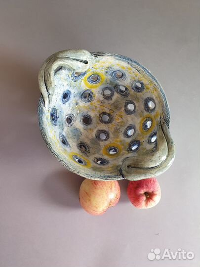 Тарелка для овощей и фруктов, дуршлаг