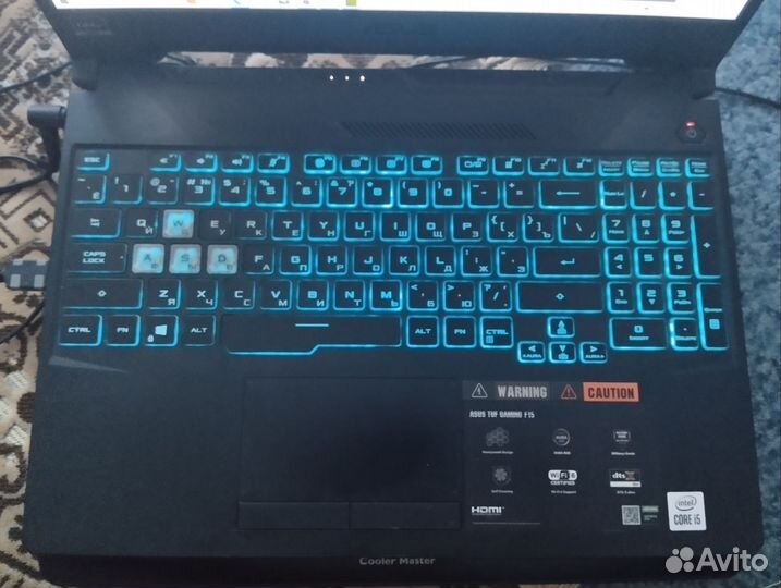 Игровой asus TUF Gaming F15, GTX1650