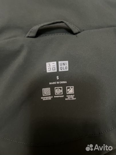 Uniqlo пуховик бесшовный