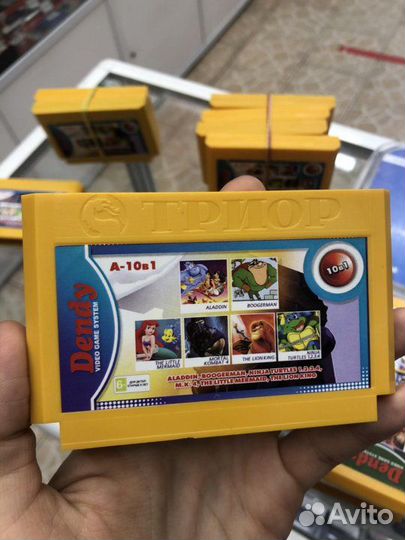 Картридж Dendy 10 in 1 (Boogerman, The Lion King)